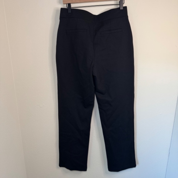 Matty M Pants Women's M Black Pull On Trousers Stretch Office Classic - Picture 4 of 5